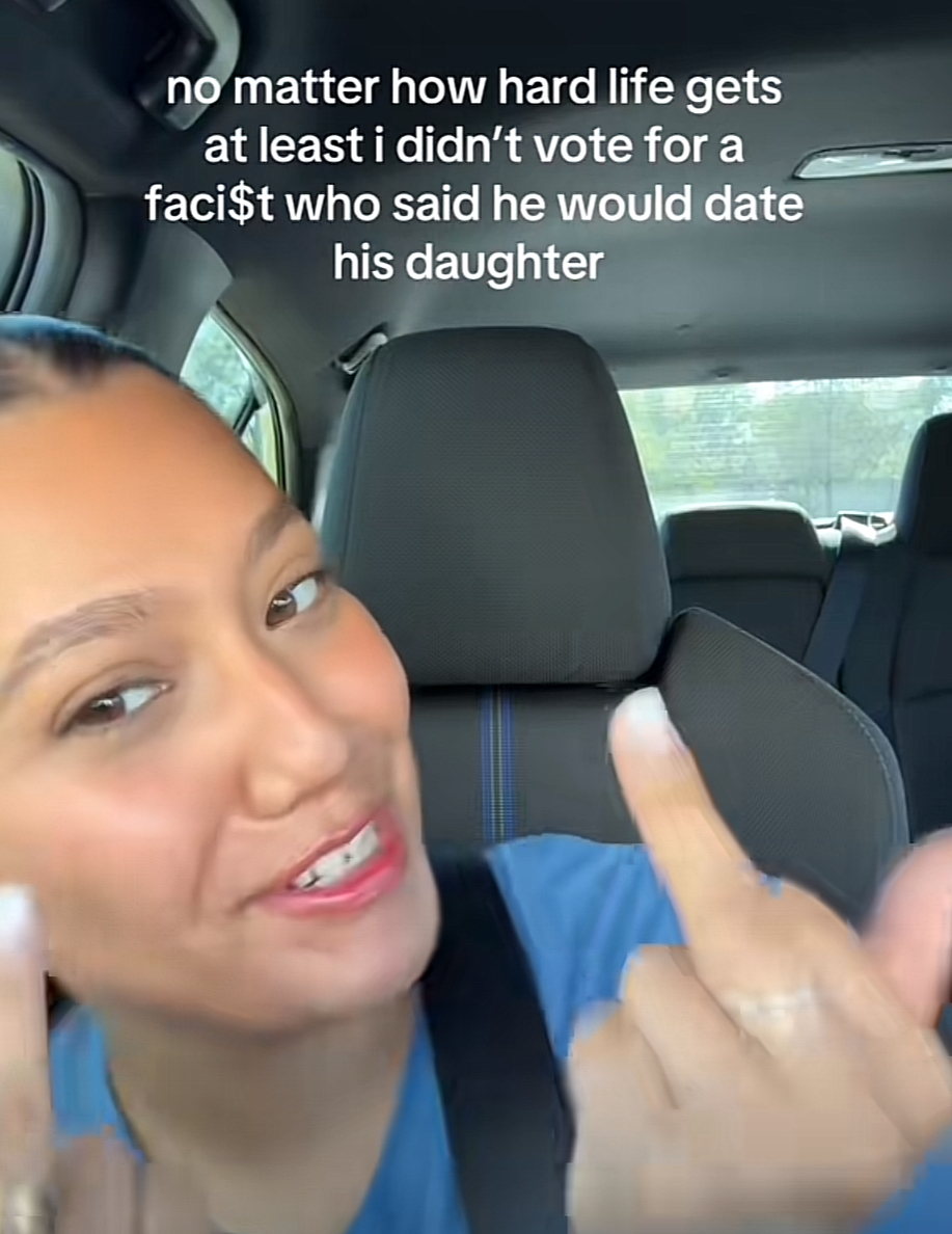 no matter how hard life gets at least i didn't vote for a faci$t who said he would date his daughter